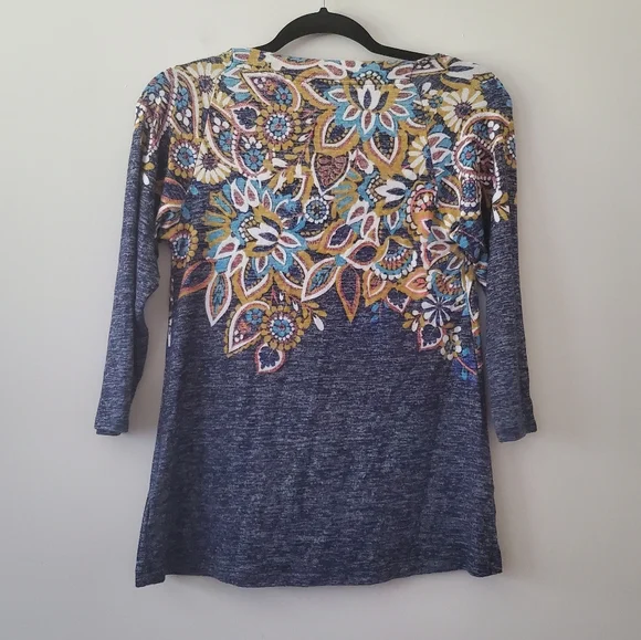 Anthropologie 9h5-Stcl Paisley Top - Size Medium - Picture 3 of 6